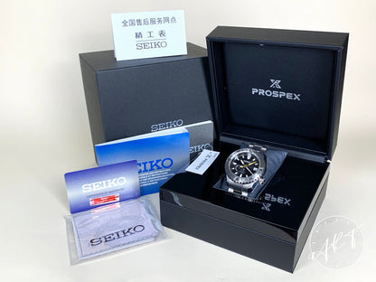 NEW 2020 Seiko Prospex LX GMT Black Dial Titanium Spring Drive Watch SNR025J1 BP