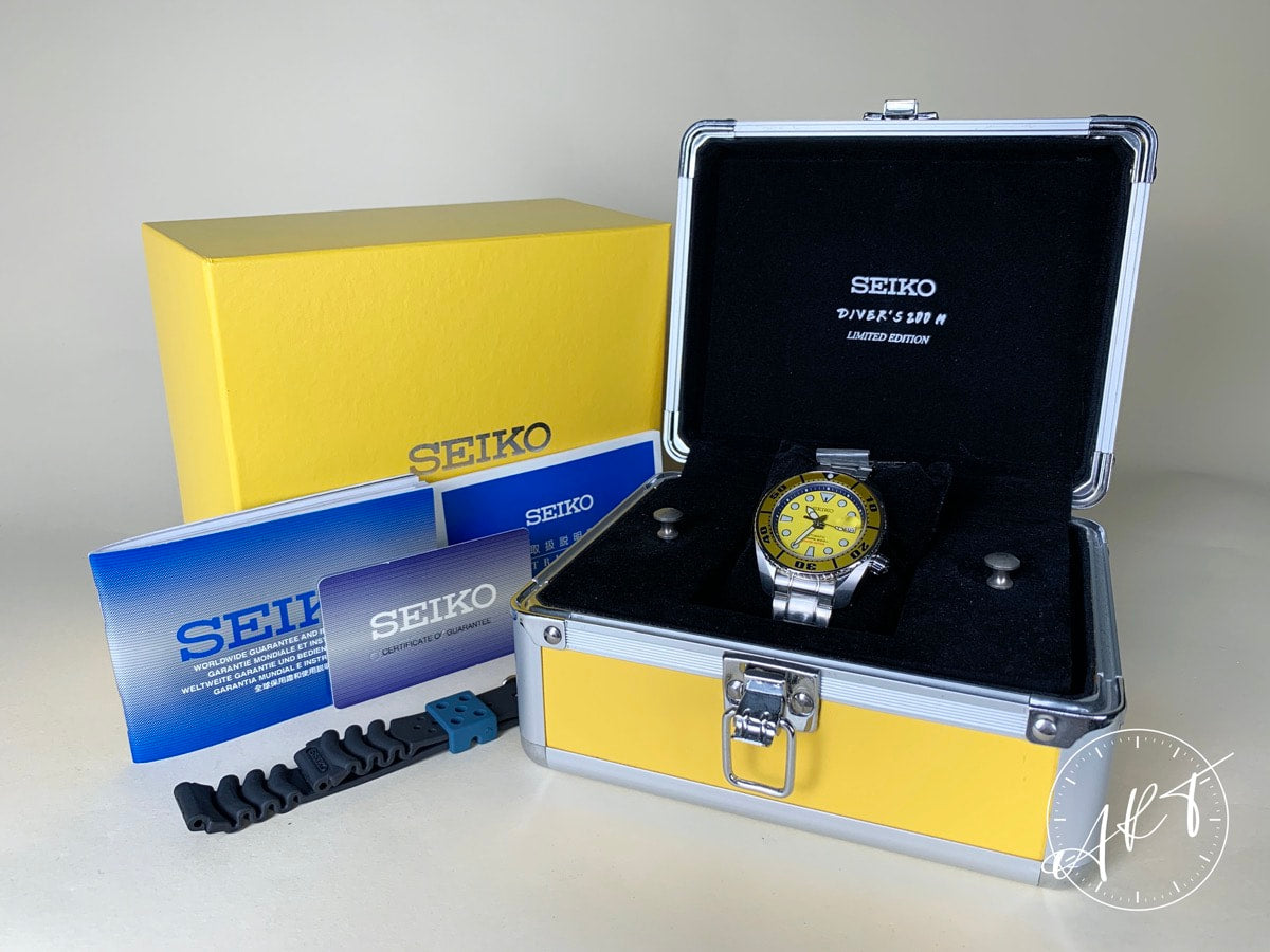 NEW Seiko Prospex Yellow Sumo Yellow Dial SS Thailand Ltd Diver Watch – ART  Watches