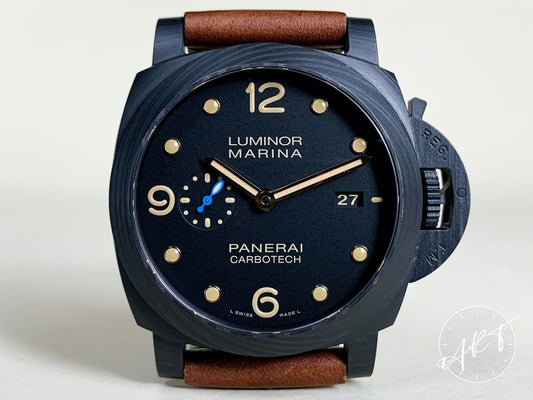 Panerai PAM 661 Luminor 1950 3 Days Black Dial Carbotech Diver Watch PAM00661 BP