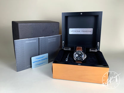 2003 Panerai PAM 88 Luminor GMT Black Dial Acciaio Auto Diver Watch PAM00088 BP