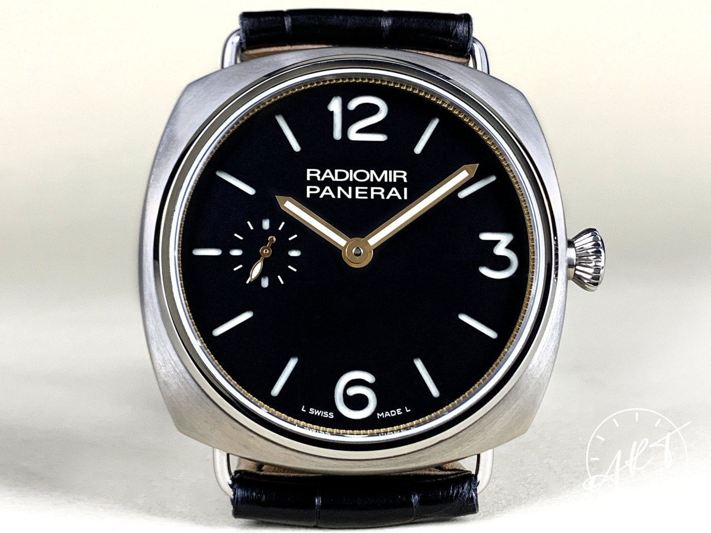 2008 Panerai PAM 309 Radiomir Black Dial Titanium Minerva SE Watch PAM00309 BP