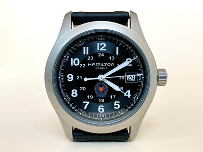 Hamilton Khaki Black Dial Quartz SAF Singapore Air Force Military Watch