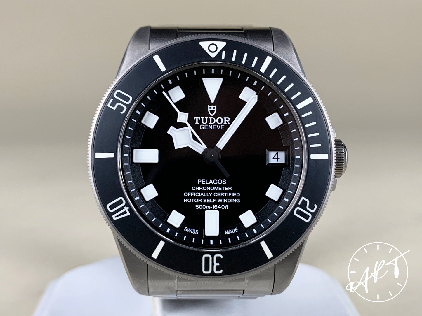 Tudor Pelagos Black Dial Titanium Automatic Diver Watch 25600TN in FULL SET