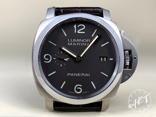 Panerai PAM 351 Luminor 1950 3 Days Brown Dial Titanio Diver Watch PAM00351 BP