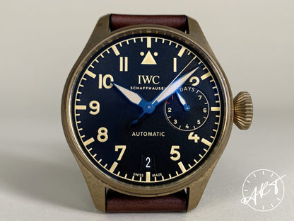 IWC Big Pilot Heritage Bronze Black Dial Bronze Bronze 1500 Pcs Ltd Watch IW501005 BP