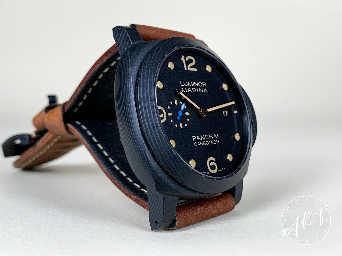 Panerai PAM 661 Luminor 1950 3 Days Black Dial Carbotech Diver Watch PAM00661 BP