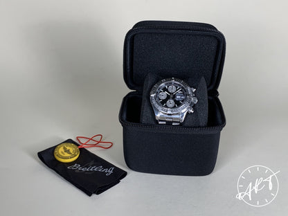 Breitling SuperOcean Day-Date Chrono Reverse Panda Dial SS Pilot Watch A13340