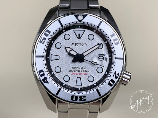 NEW Seiko Prospex Silver Sumo SS Thailand Ltd Diver Watch SPB029J1 BP