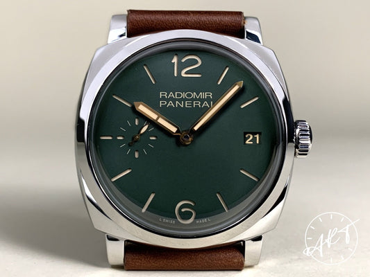 Panerai PAM 736 Radiomir 1940 Green Dial BOUTIQUE Edition Watch PAM00736 w/Box