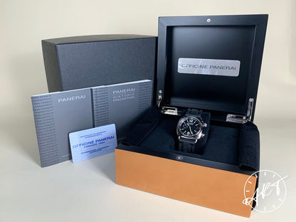 Panerai PAM 184 Radiomir GMT Black Dial SS Auto Watch PAM00184 w/ B&P