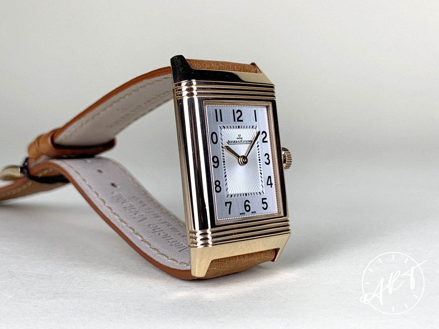 Jaeger-LeCoultre Reverso Classic Silver Dial 18K Pink Gold Watch Q2542540 BP
