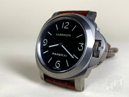 2013 Panerai PAM 176 Luminor Base Black Dial Titanio Diver Watch PAM00176 BP