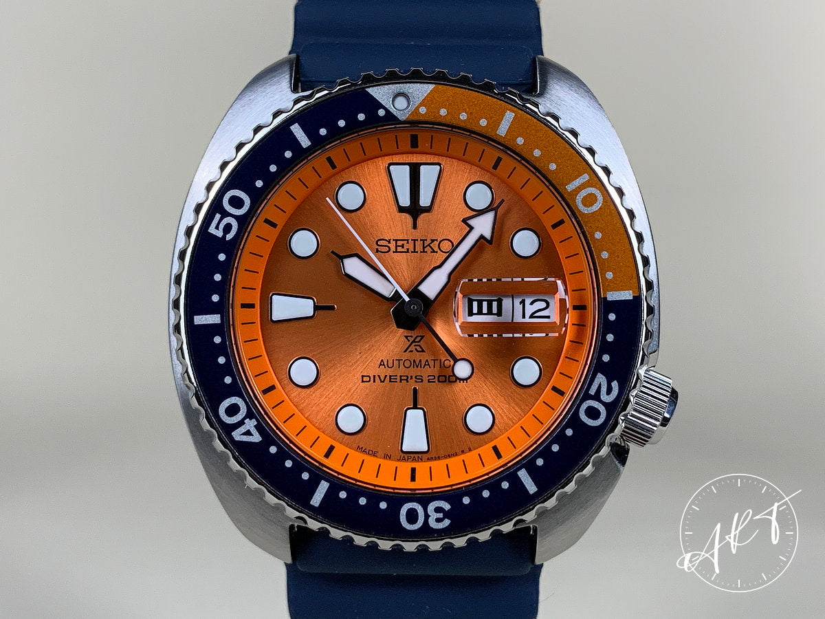 NEW Seiko Prospex Orange Turtle “Nemo” Asia 300 Pcs Ltd Diver Watch SRPC95J1 BP