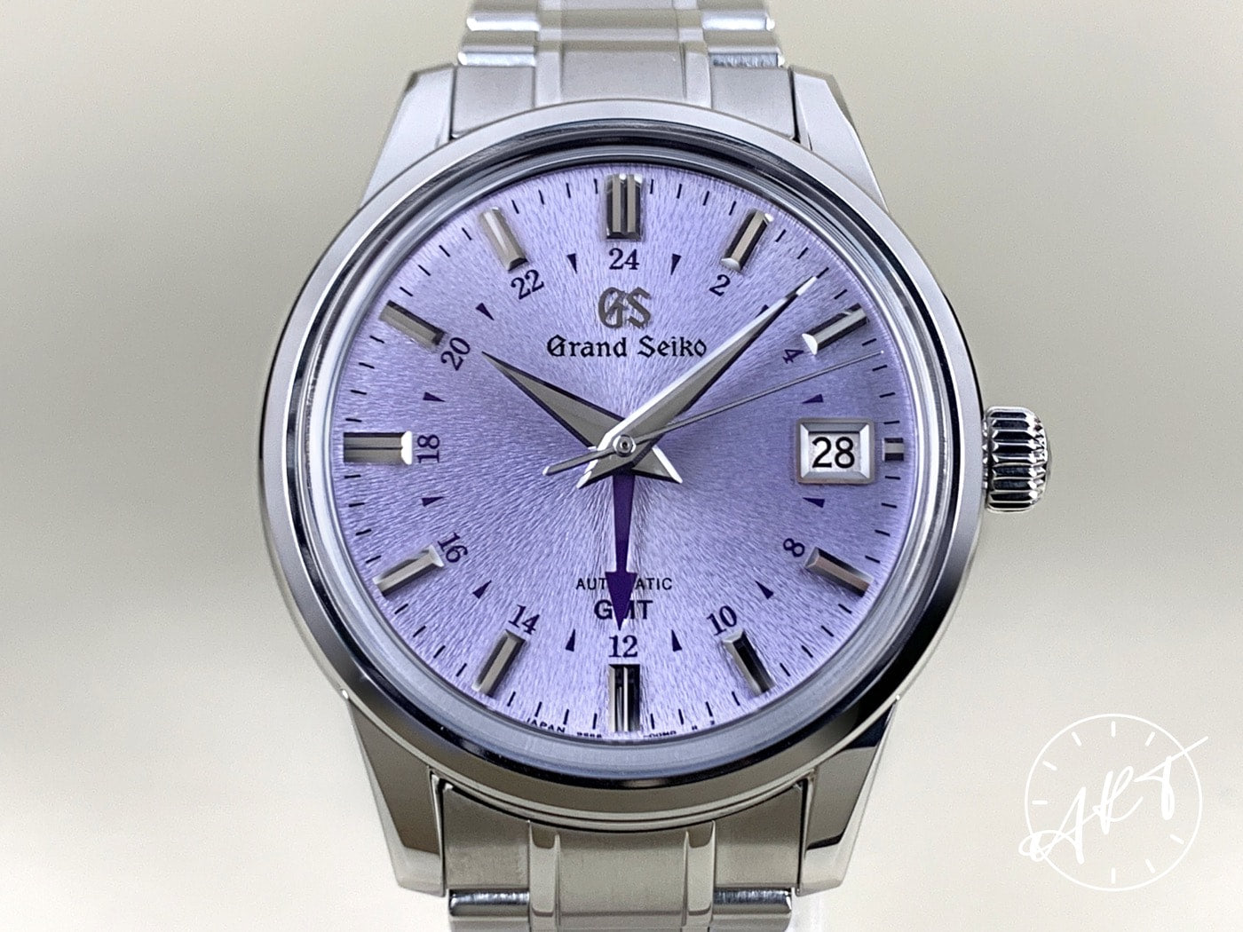 NEW Grand Seiko Elegance GMT Purple Dial 50 Pcs Wako Ltd Watch SBGM249 BP