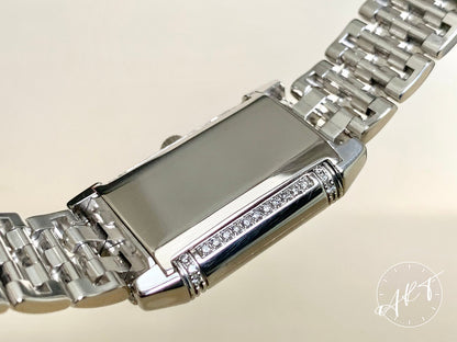 Jaeger-LeCoultre Reverso Duetto MOP Dial 18K WG & Diamond Ladies Watch Q2663103 BP