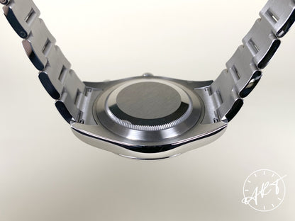 2012 Rolex Datejust II Silver Purple Arabic Dial SS Watch 116300 BP