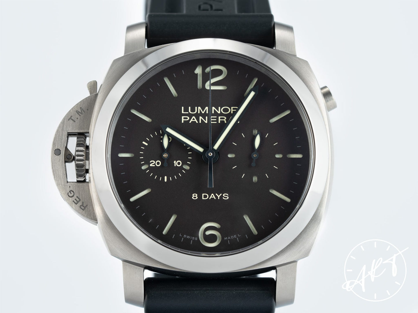 Panerai PAM 345 Luminor 1950 8 Days Monopulsante Chrono Watch PAM00345 BP