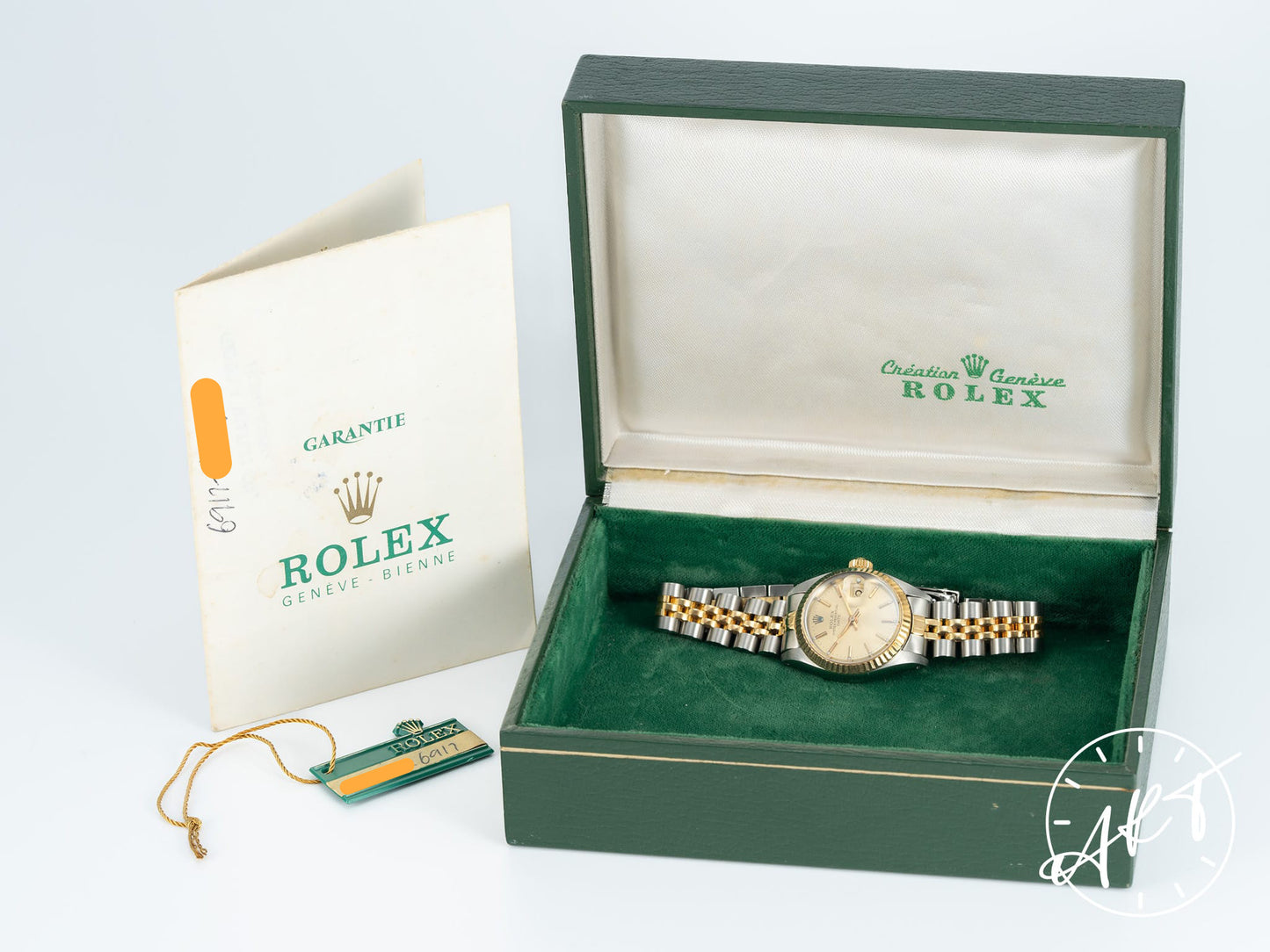 Vintage 1981 Rolex Lady-Datejust Gold Dial 18K Gold & SS Ladies Watch 6917 BP