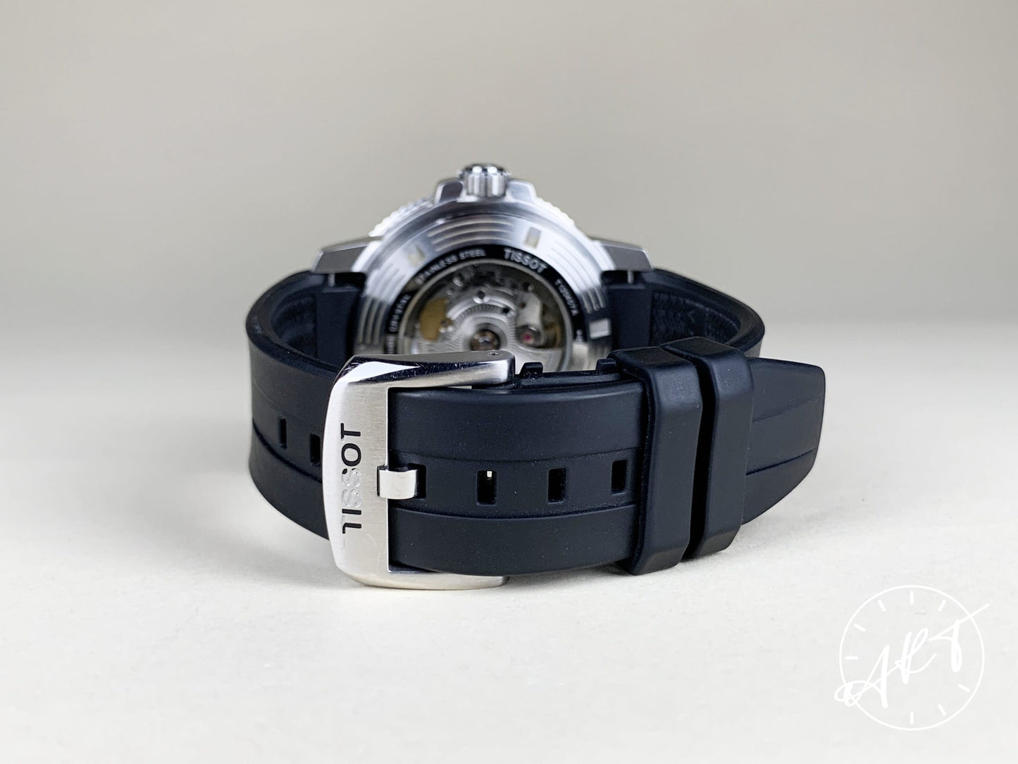 Tissot Seastar 1000 Powermatic 80 Black Bezel Blue Dial SS Diver Watch T120407A