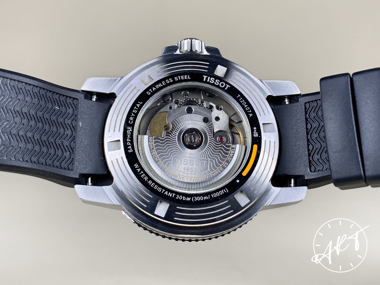 Tissot Seastar 1000 Powermatic 80 Black Bezel Blue Dial SS Diver Watch T120407A