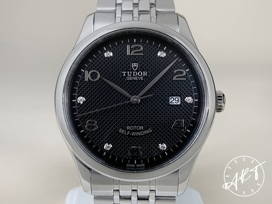 Tudor 1926 Black Diamond Dial Stainless Steel Automatic Watch 91650
