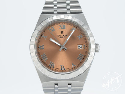 Tudor Royal Salmon Dial Stainless Steel Automatic Watch 28500 in FULL SET