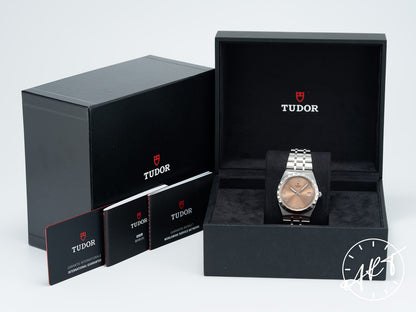 Tudor Royal Salmon Dial Stainless Steel Automatic Watch 28500 in FULL SET