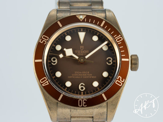 2023 Tudor Black Bay Fifty-Eight Brown Dial Bronze Diver Watch 79012M BP + Receipt