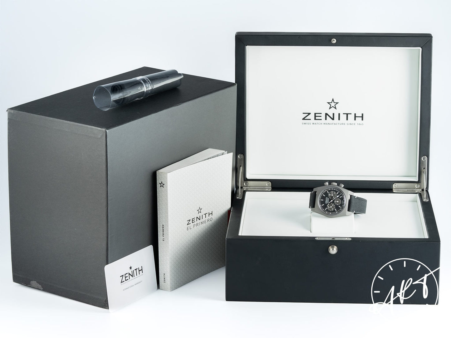 Zenith Chronomaster Revival Black Dial “Shadow” Titanium Watch 97.T384.4061 BP