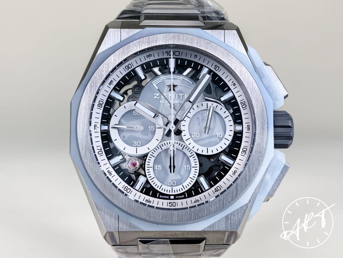 NEW Zenith Defy Extreme 1/100th Chrono “Glacier” Titanium 50 Pcs Ltd Watch BP